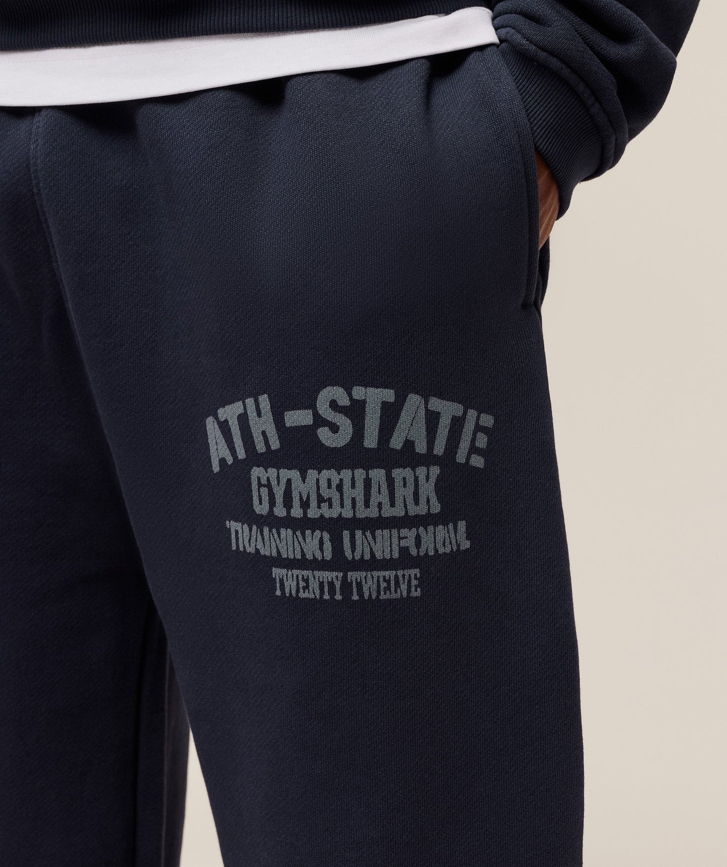 Gymshark Collegiate Joggers - Heavy Blue