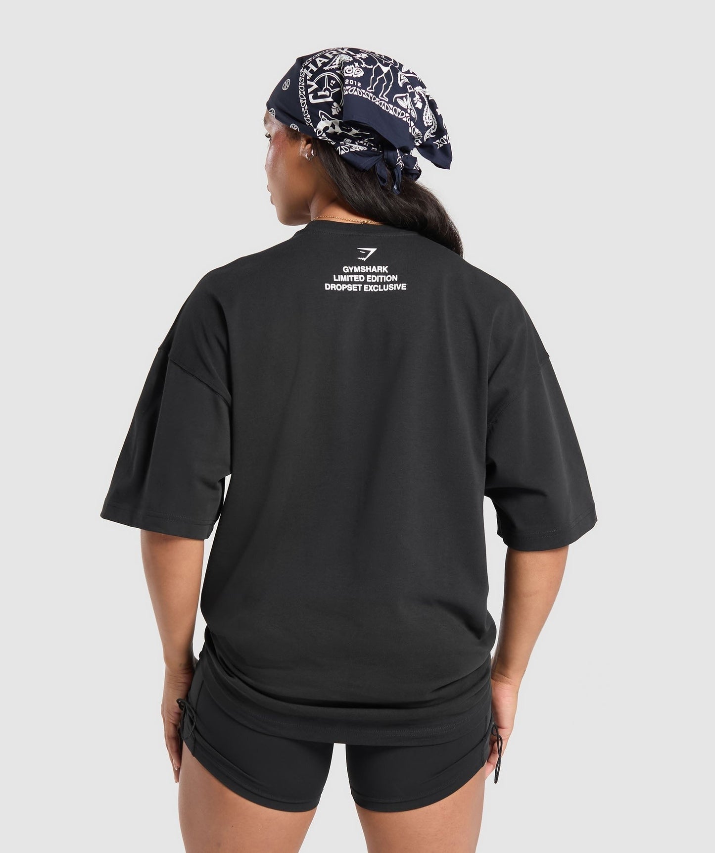 Gymshark Cranon Bootleg Graphic T-Shirt - Black