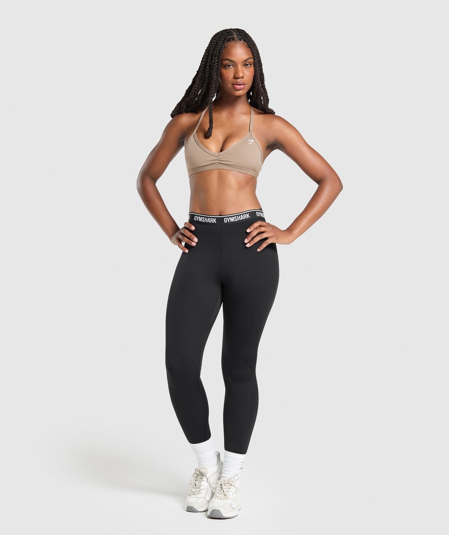 Gymshark Minimal Sports Bra - Lifestyle Brown