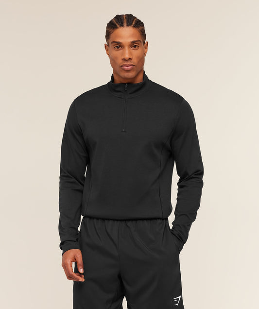 Gymshark Off Duty 1/4 Zip - Black