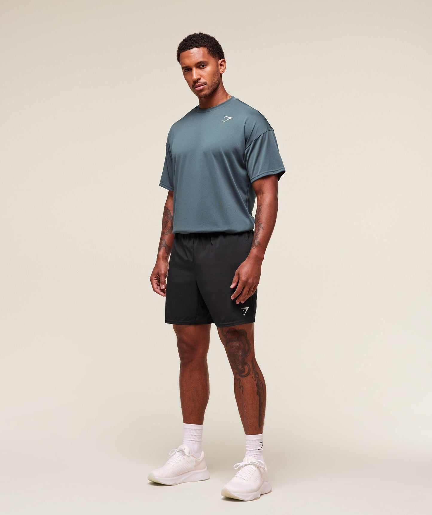 Gymshark Arrival Oversized T-Shirt - Titanium Blue