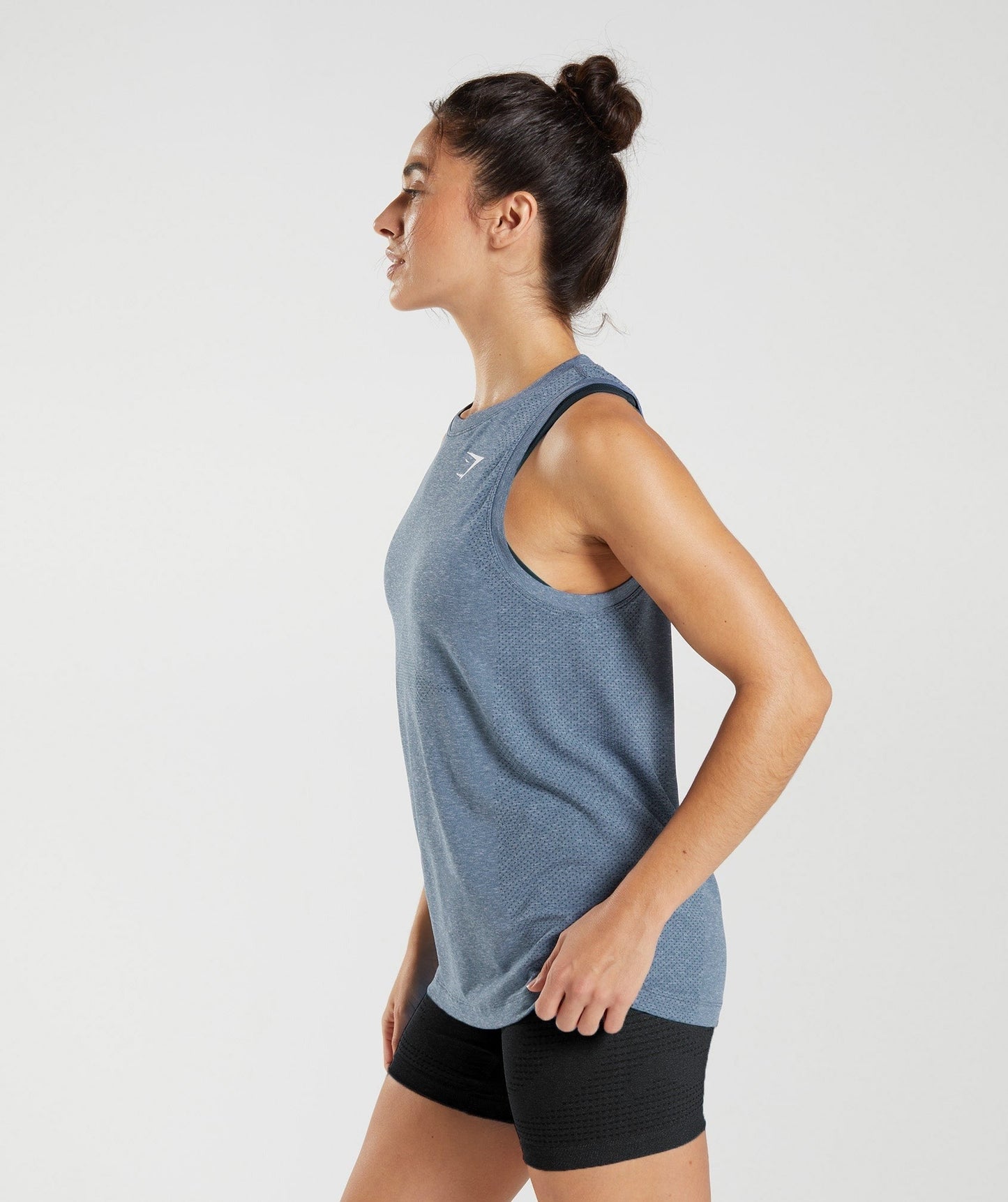 Gymshark Vital Light Tank - Evening Blue Marl