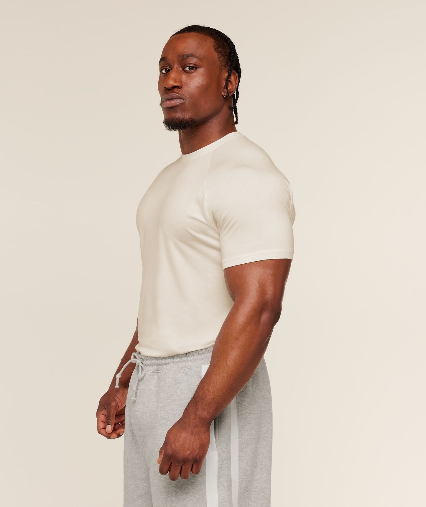 Gymshark x CBUM Essential T-Shirt - Soft White