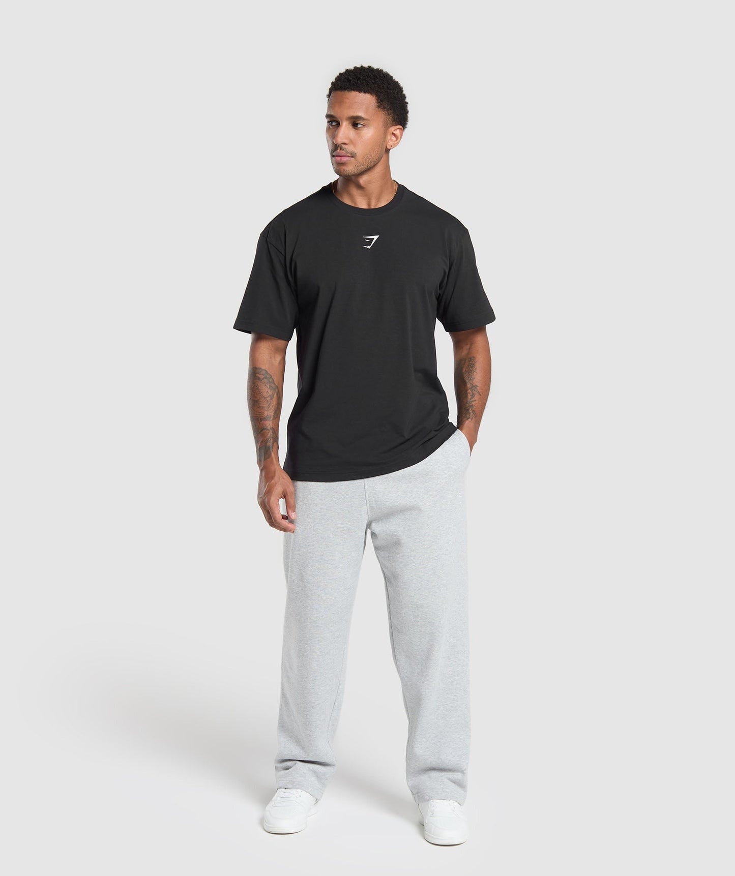 Gymshark GS66 Graphic Oversized T-Shirt - Black
