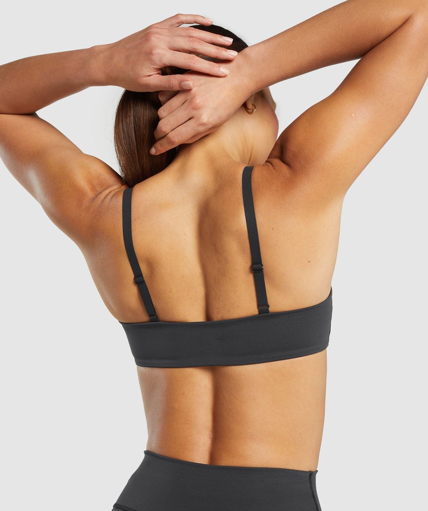 Gymshark Elevate Ruched Sports Bra - Black