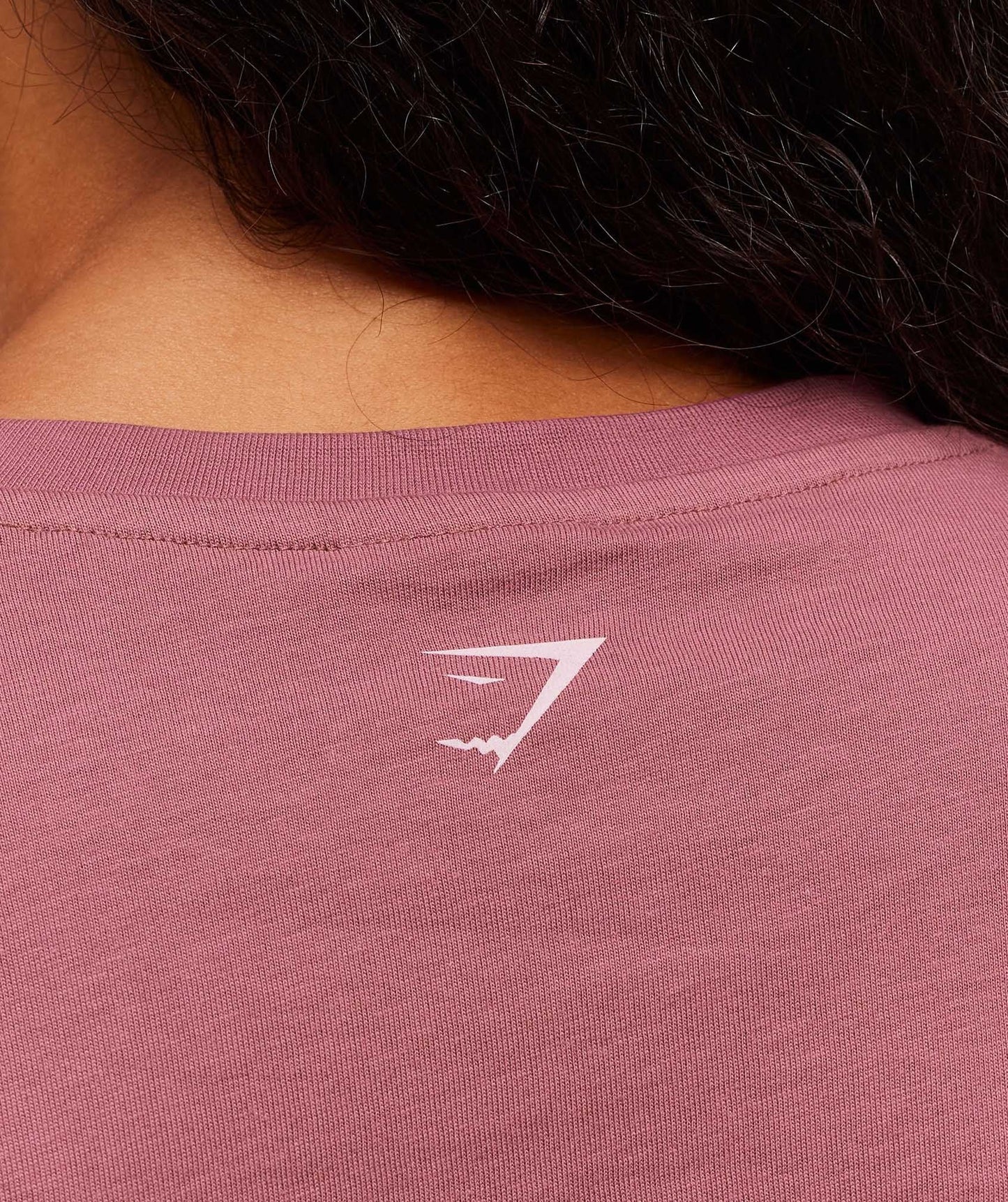 Gymshark Lifting Club Graphic Oversized Long Sleeve T-Shirt - Reset Pink