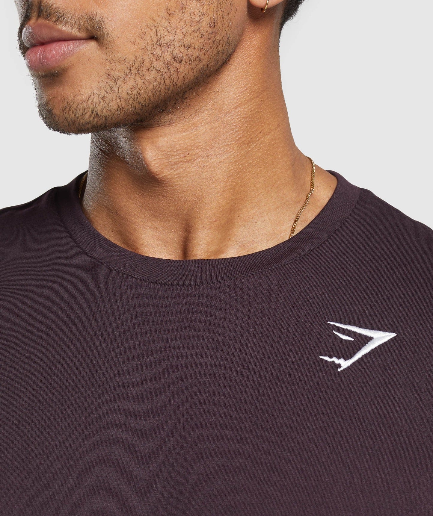 Gymshark Crest T-Shirt - Plum Brown