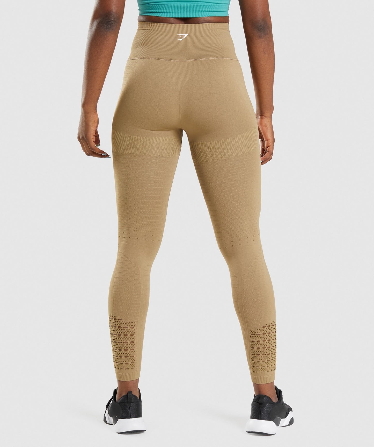 Gymshark Energy Seamless Leggings - Biscotti Brown