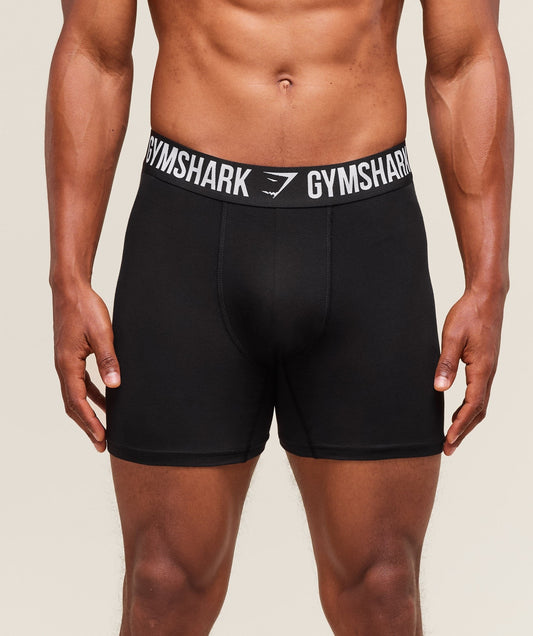 Gymshark Long Boxer Brief 3PK - Denim Grey/Titanium Blue/Black