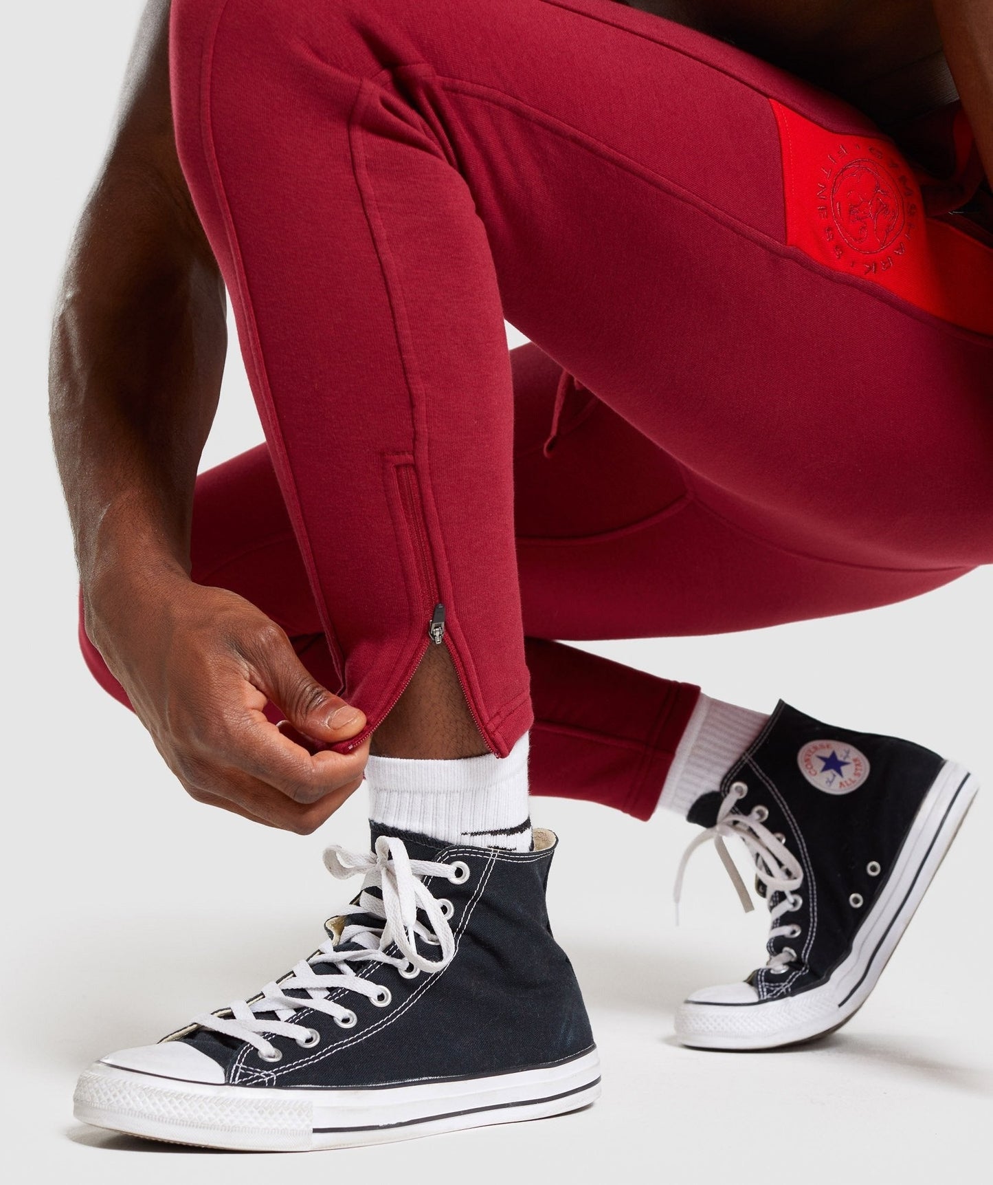 Gymshark Luxe Legacy Joggers - Burgundy
