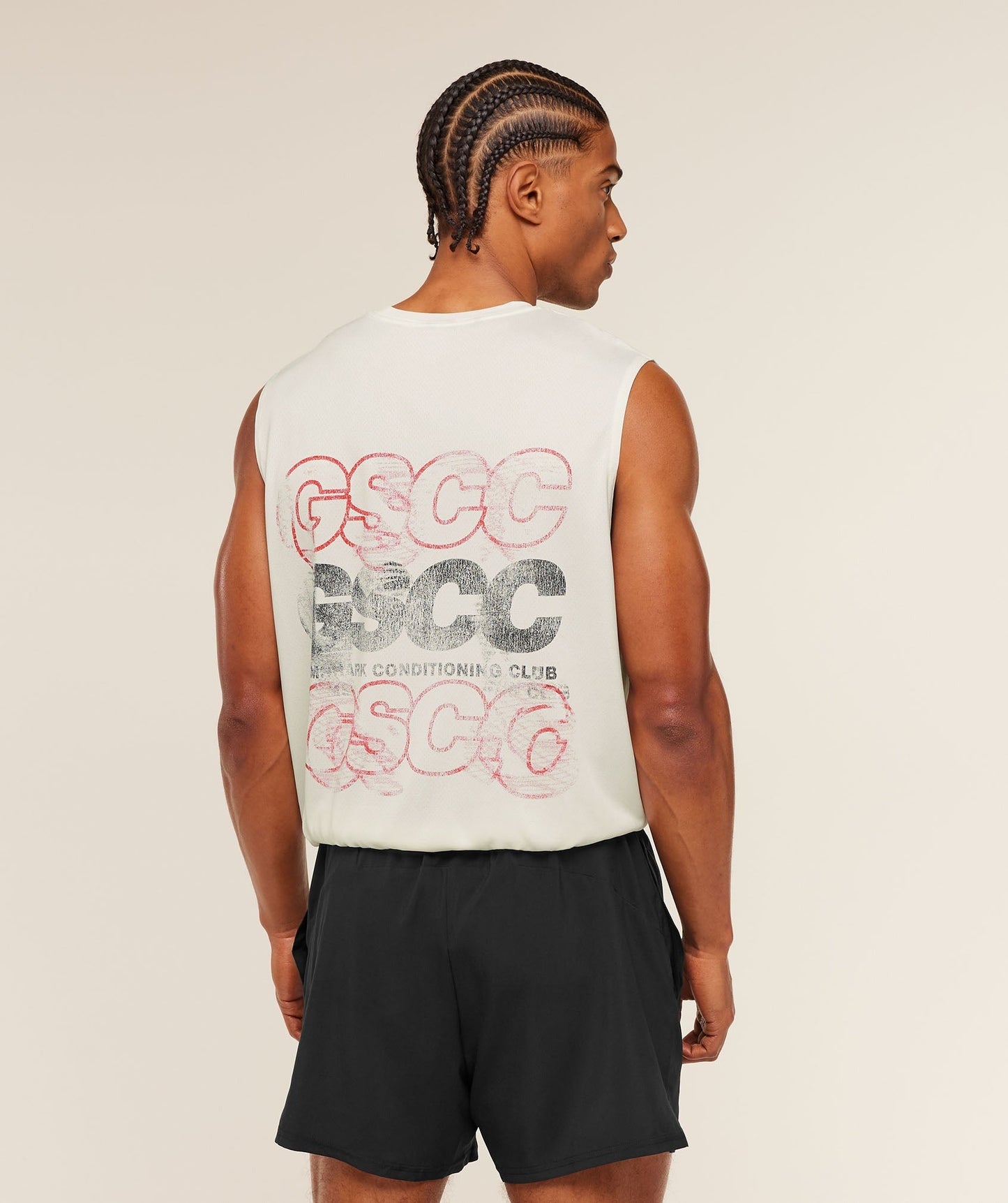 Gymshark GSCC Graphic Tank - Soft White