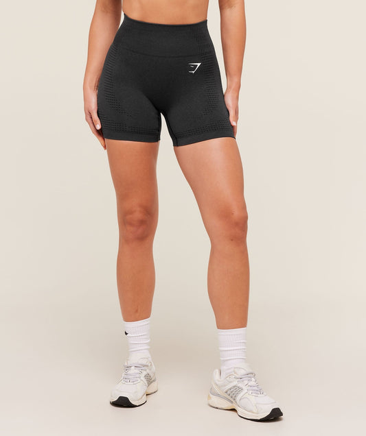 Gymshark Vital Seamless Shorts - Black Marl
