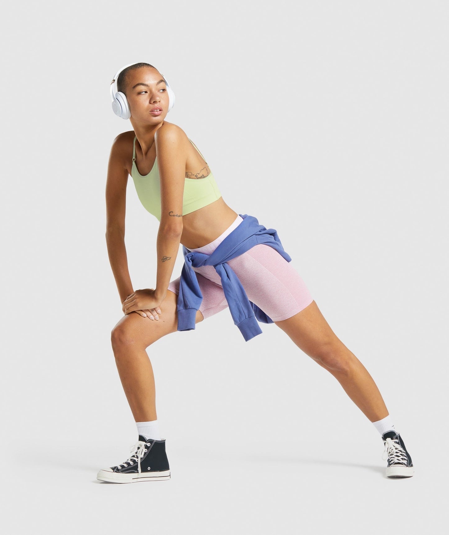 Gymshark Flex Shorts - Light Purple Marl