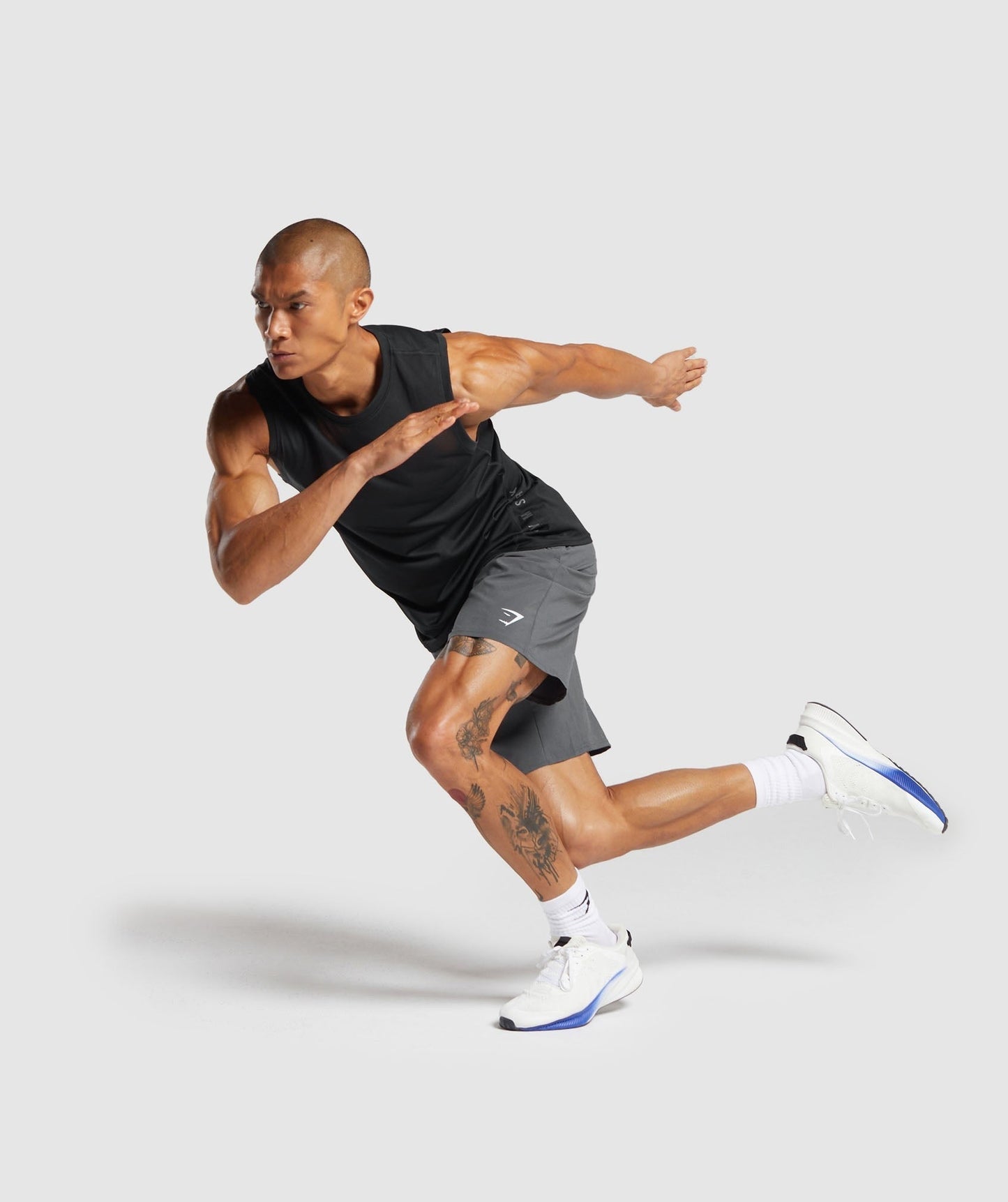 Gymshark Arrival 9" Shorts - Silhouette Grey