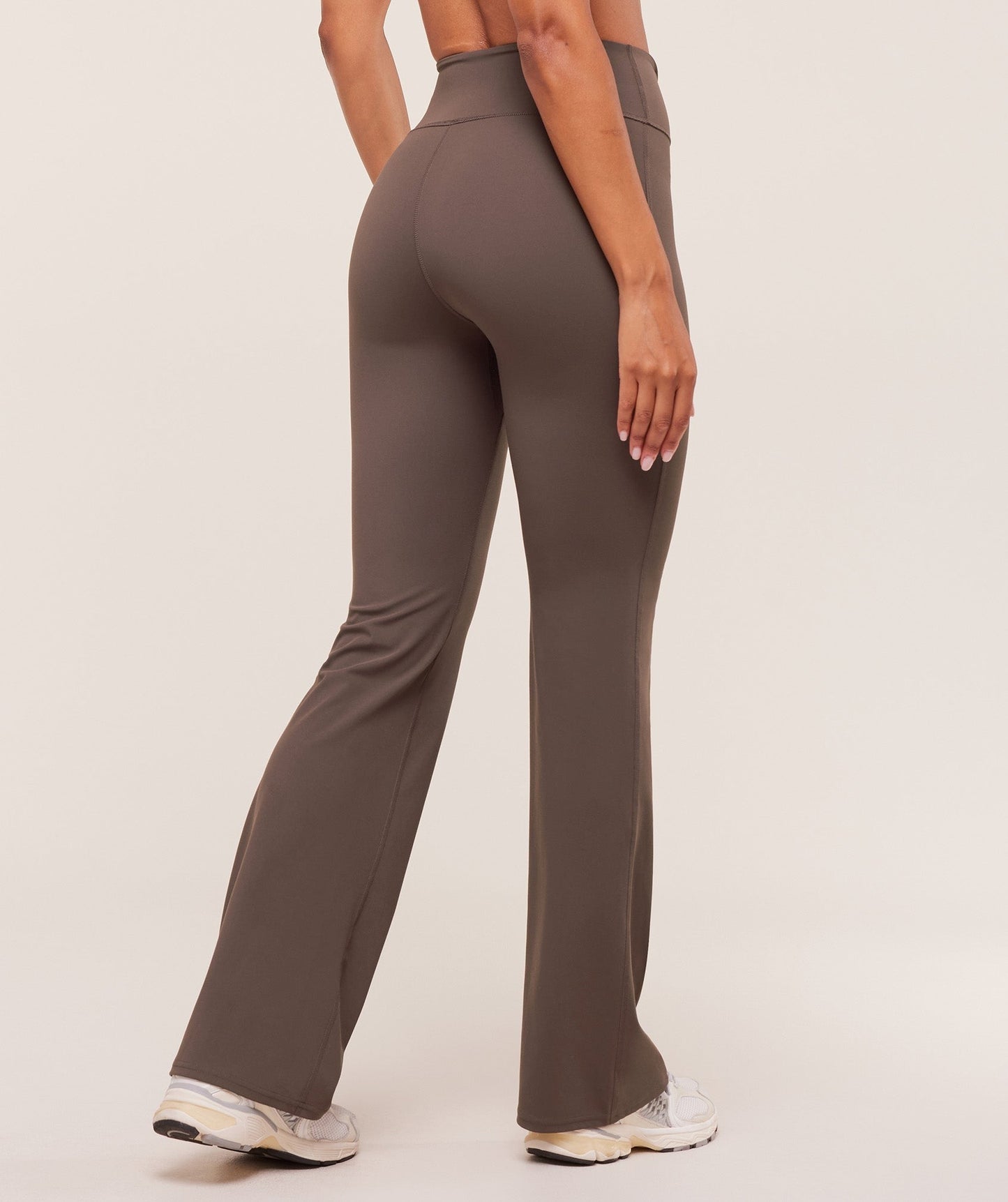 Gymshark Twist Front Straight Leg Leggings - Walnut Brown