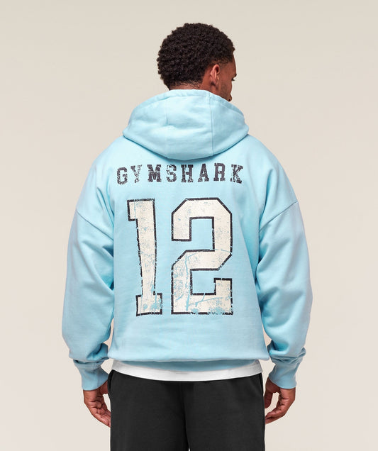 Gymshark Campus Hoodie - Athletic Light Blue
