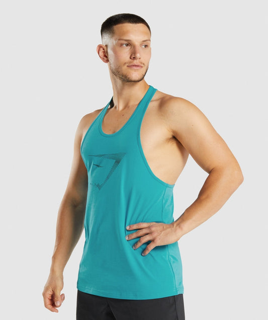 Gymshark Sharkhead Infill Stringer - Blue