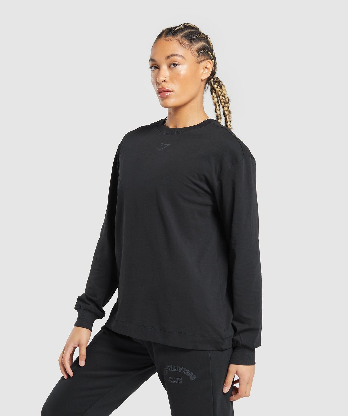 Gymshark Weightlifting Long Sleeve Top - Black