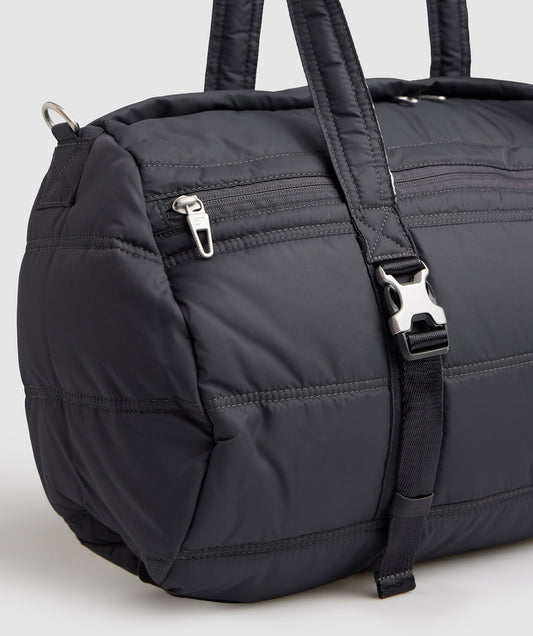 Gymshark Lifestyle Barrel Bag - Onyx Grey