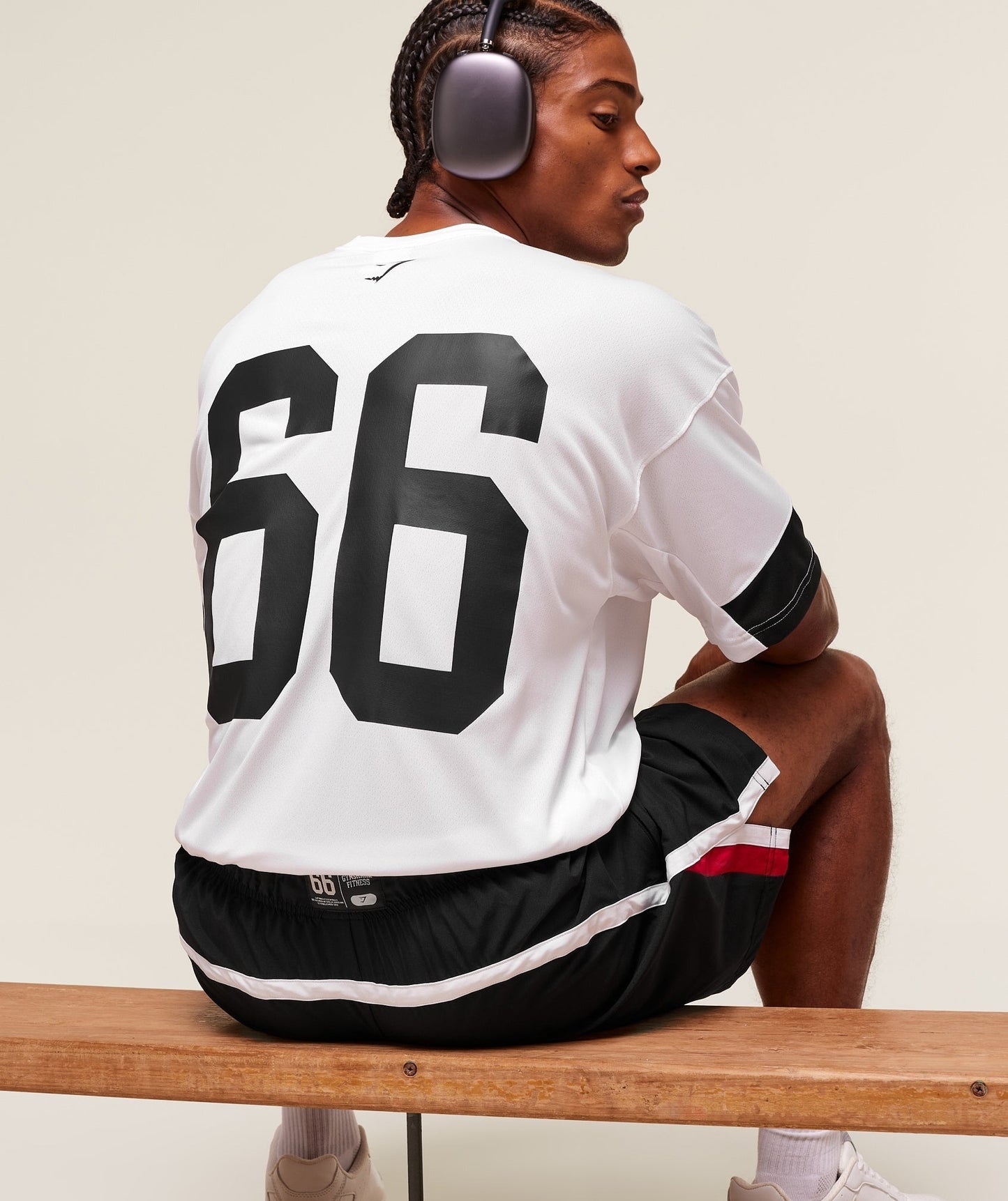 Gymshark Campus Oversized T-Shirt - White