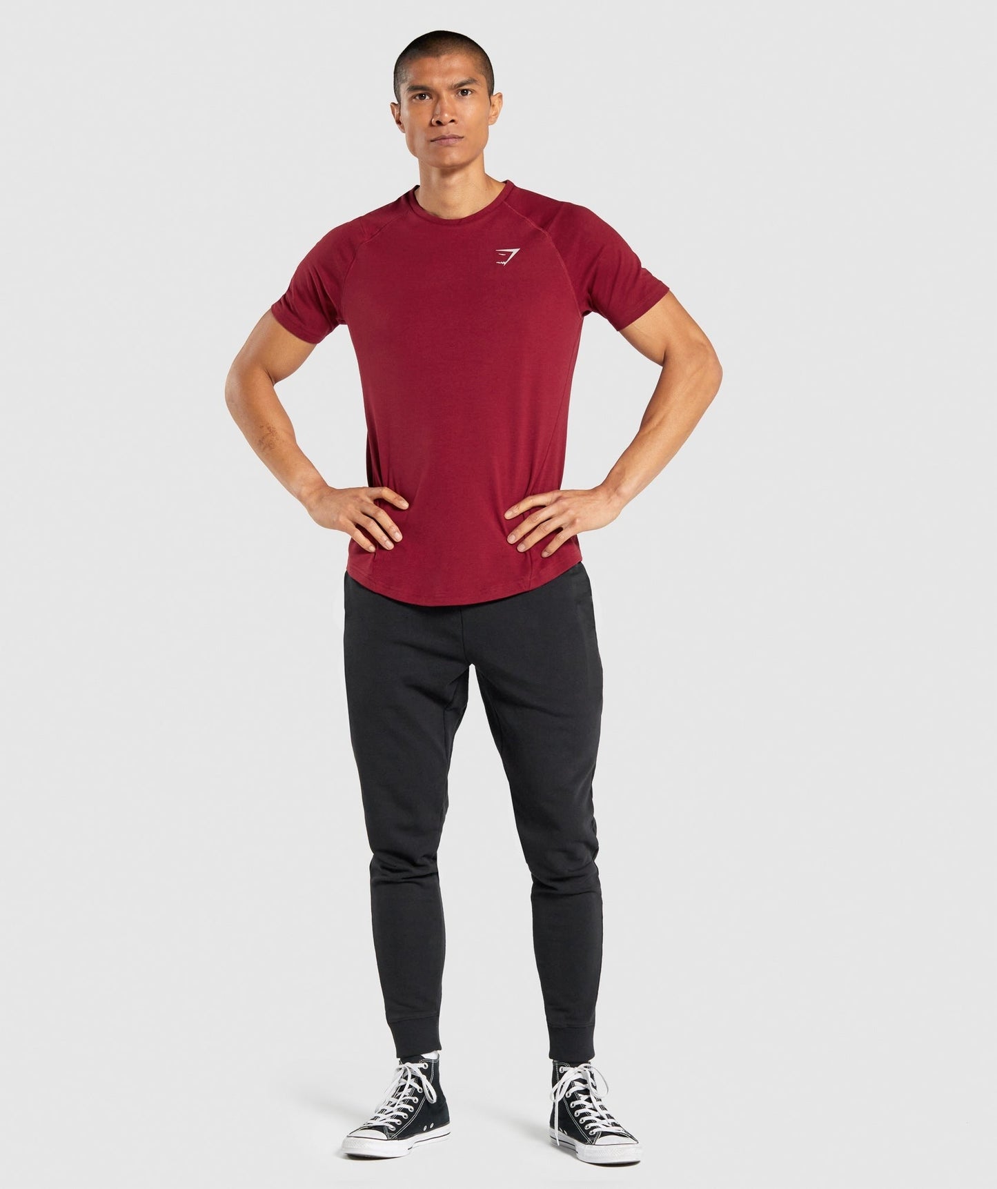Gymshark Bold T-Shirt - Burgundy