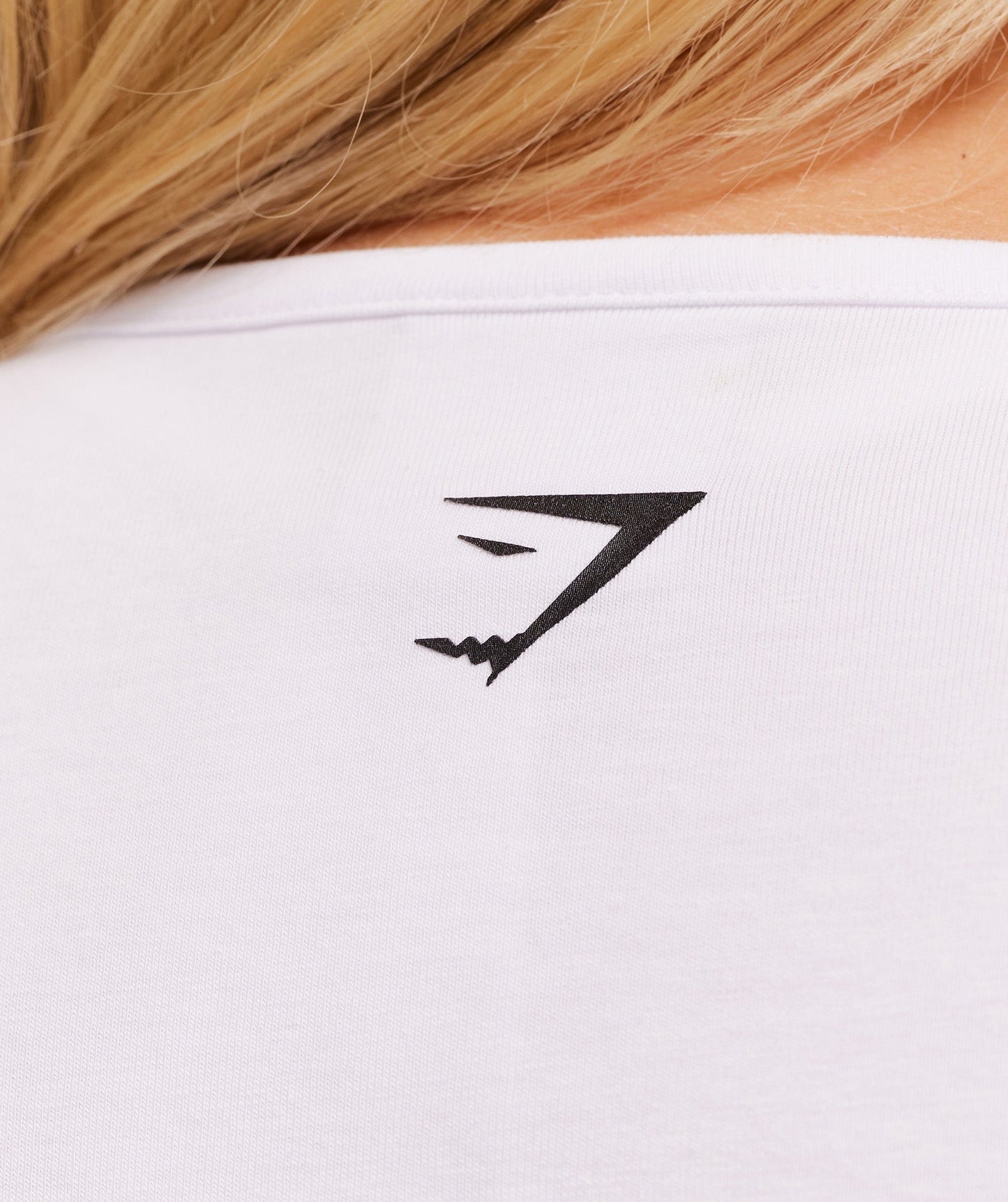 Gymshark Embroidered Logo Crop Top - White