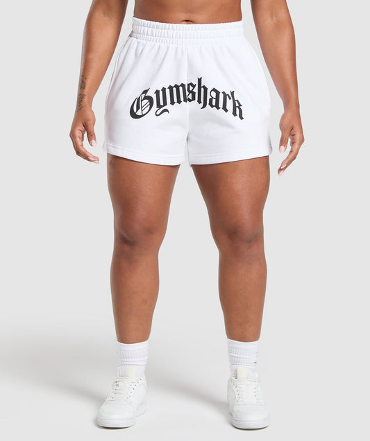 Gymshark Strength Department Graphic Shortss - White