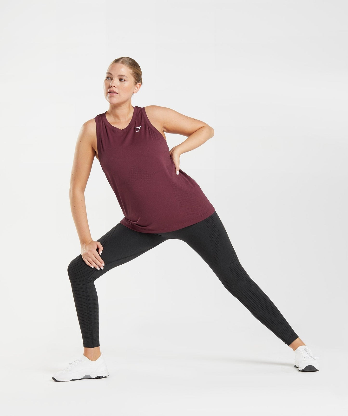 Gymshark Vital Light Tank - Baked Maroon Marl