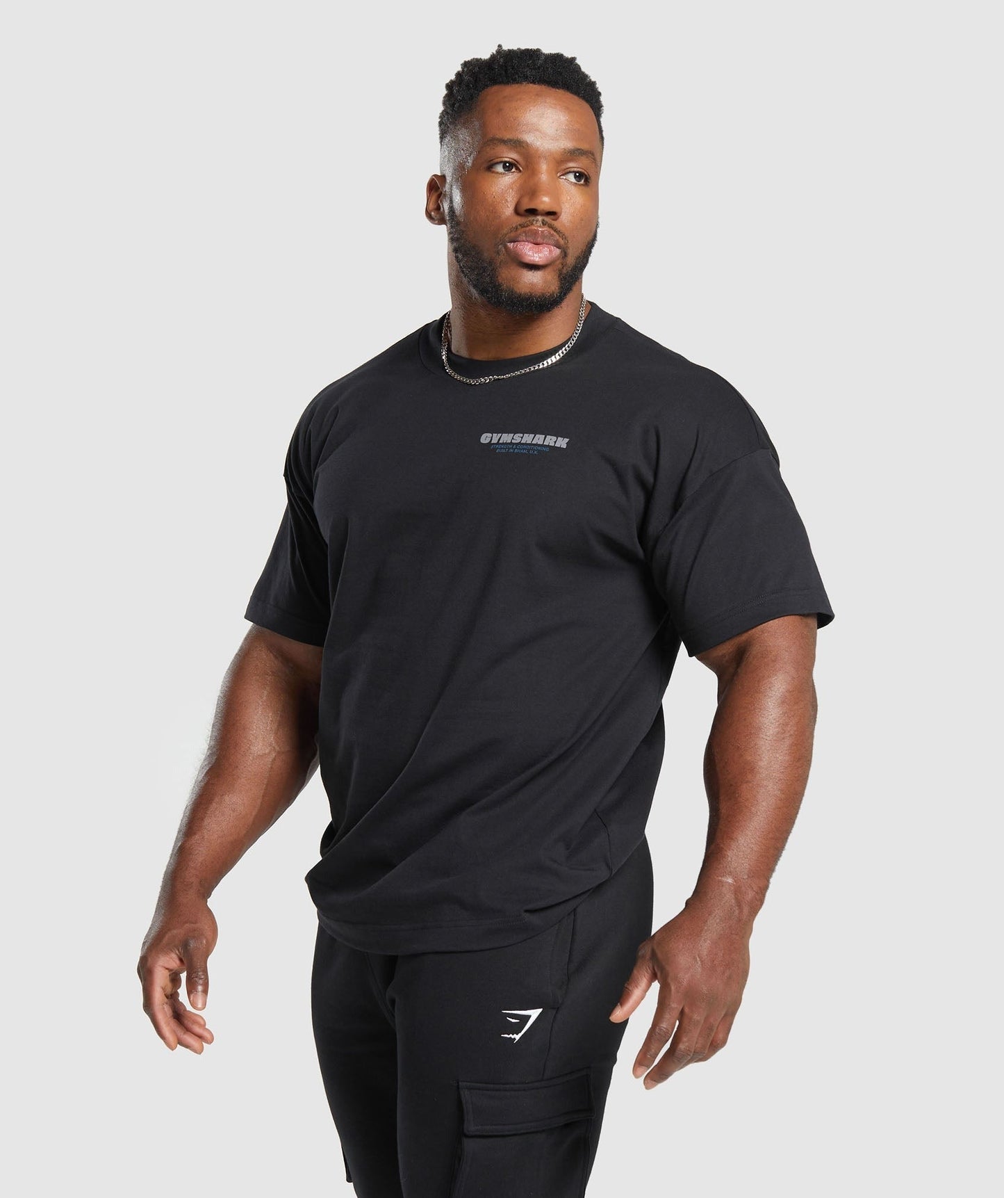 Gymshark Heavy Metal T-Shirt - Black