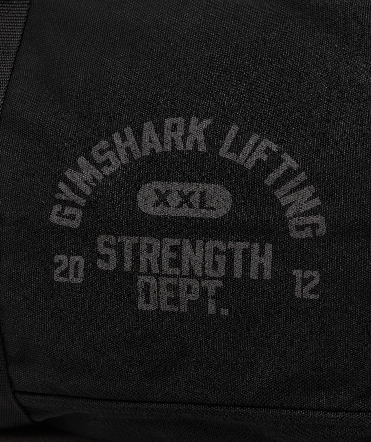 Gymshark Strength Dept Canvas Duffle Bag - Black