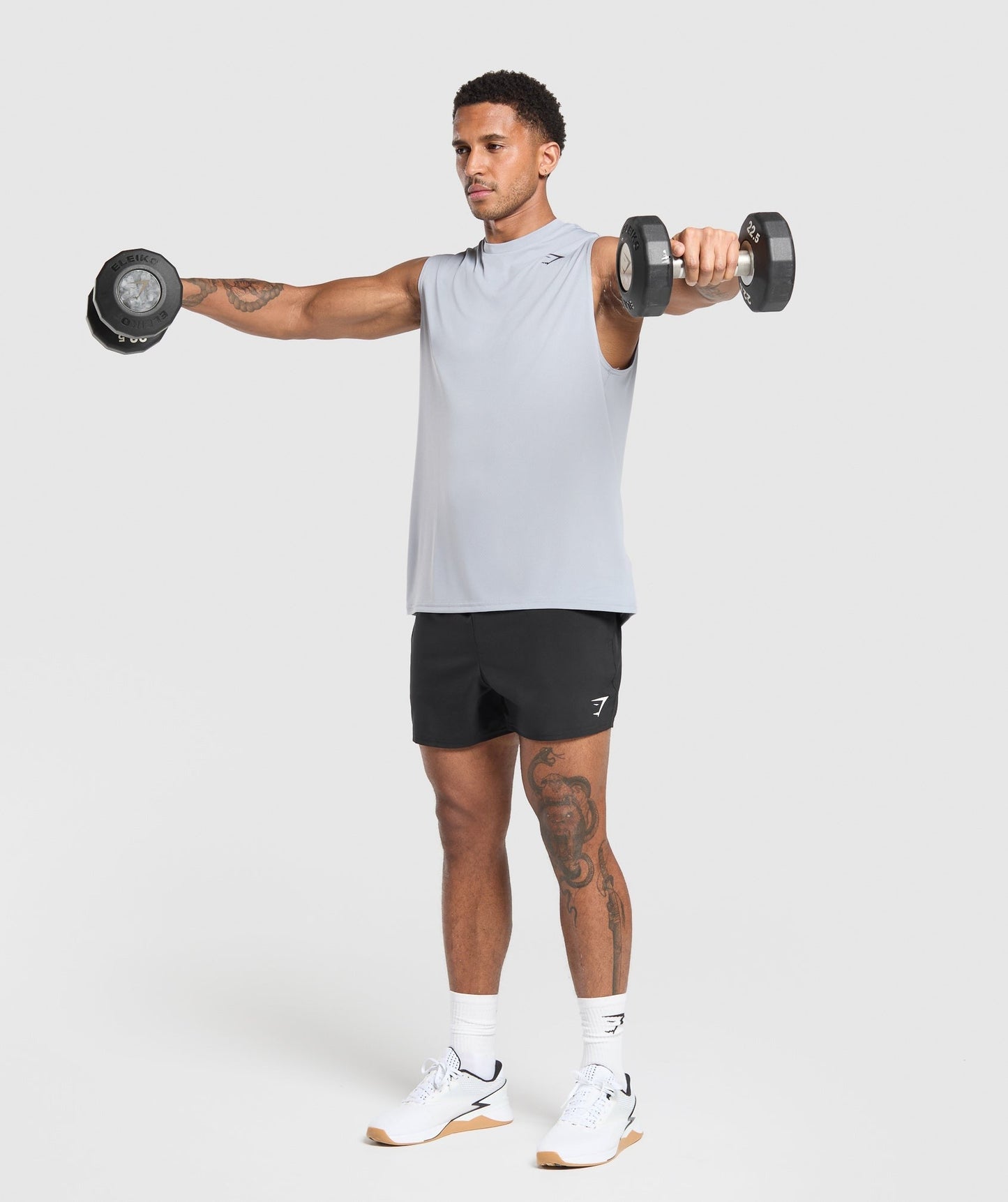 Gymshark Arrival Oversized Tank - Metal Purple