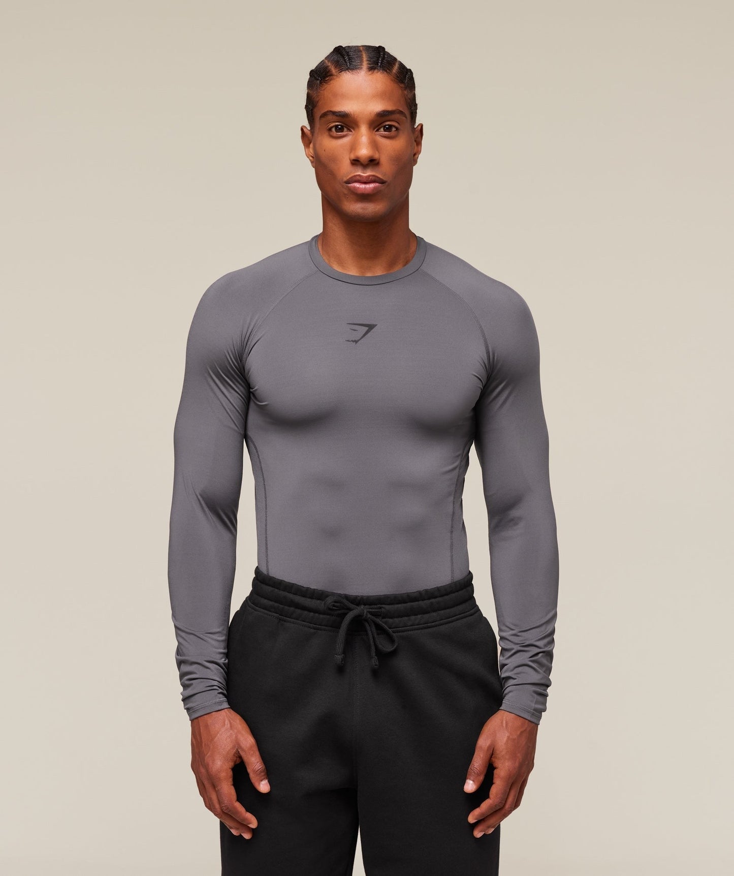 Gymshark Element Baselayer Long Sleeve T-Shirt - Dark Grey