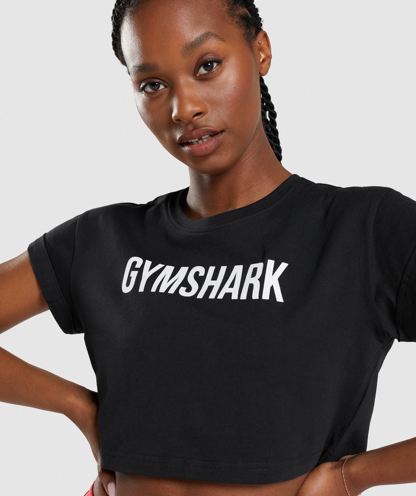 Gymshark Apollo Crop Top - Black