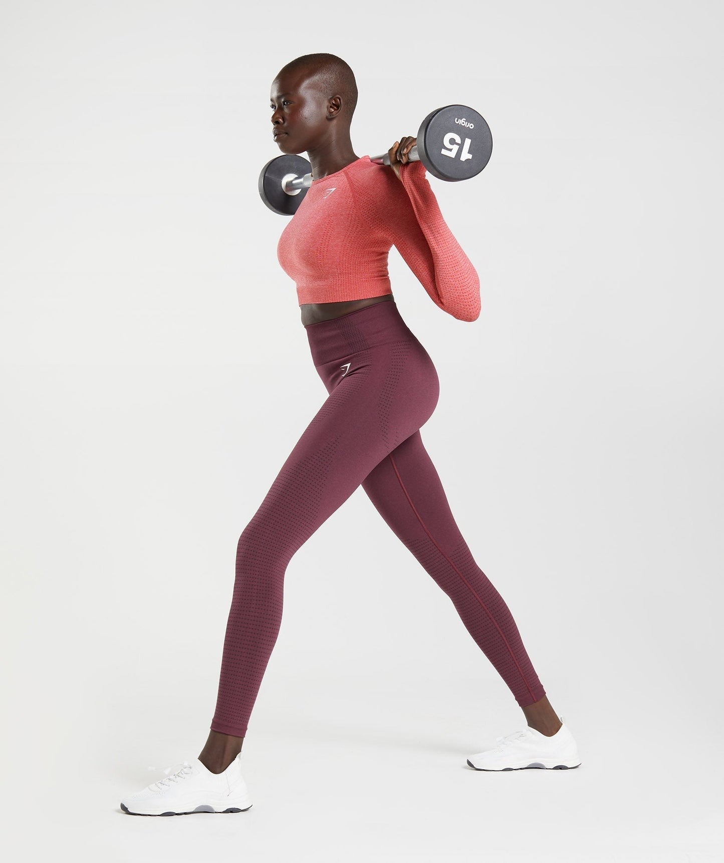Gymshark Vital Leggings - Baked Maroon Marl