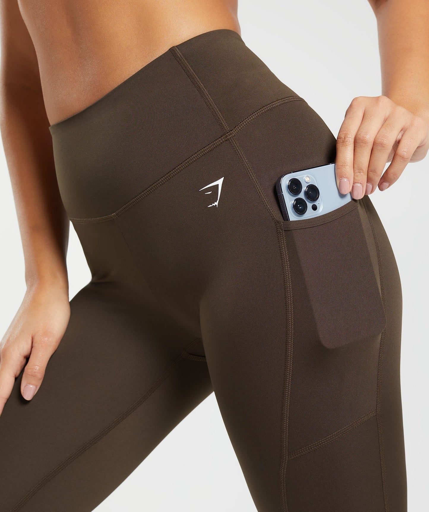 Gymshark Pocket Leggings - Archive Brown