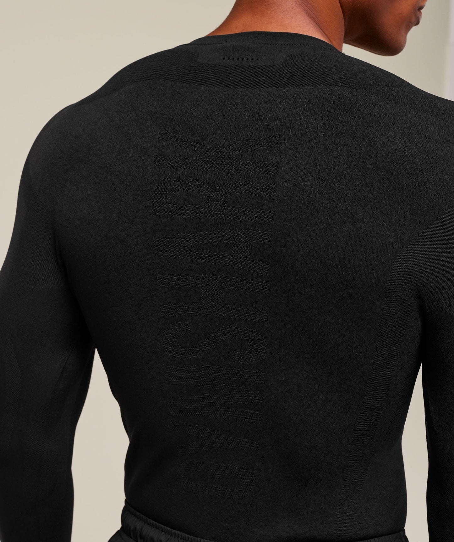 Gymshark everywear Warp Knit LS T-Shirt - Black