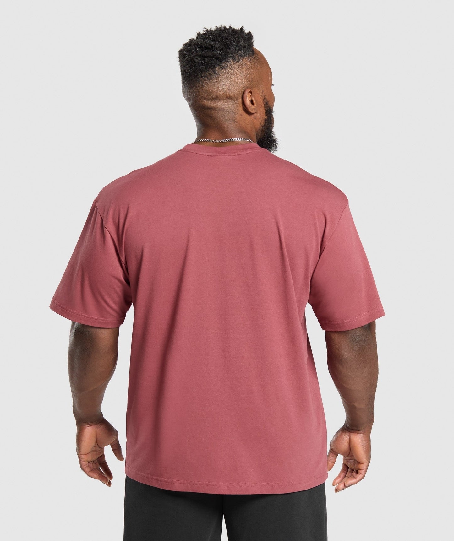 Gymshark Essential Oversized T-Shirt - Washed Berry Pink