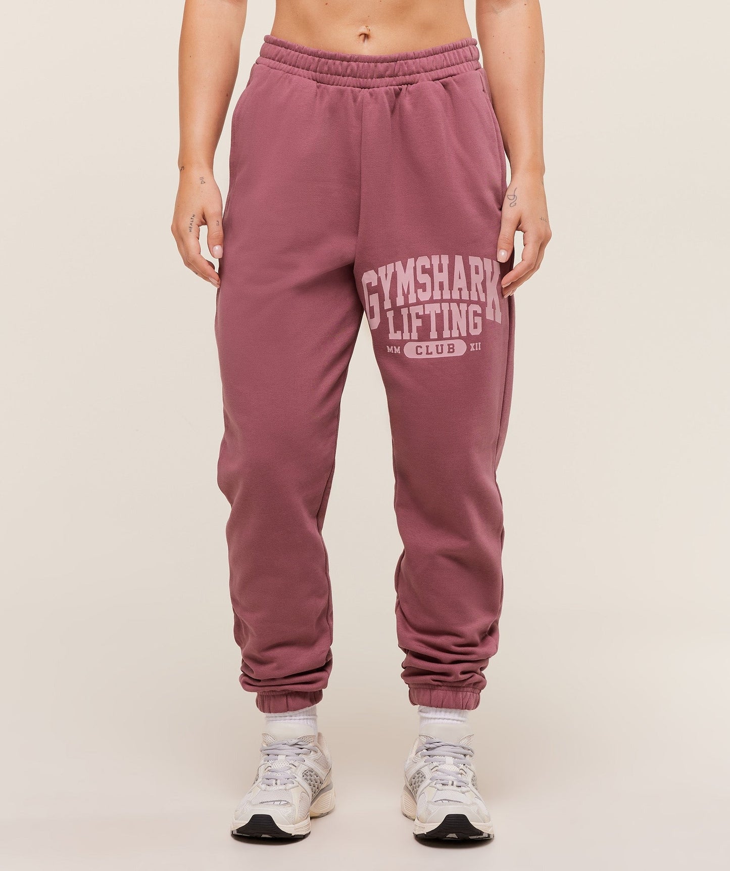 Gymshark Lifting Club Graphic Joggers - Reset Pink