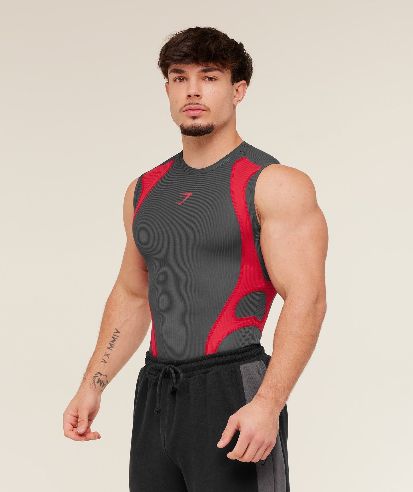 Gymshark x Carlos Belcast Tank Baselayer - Grey