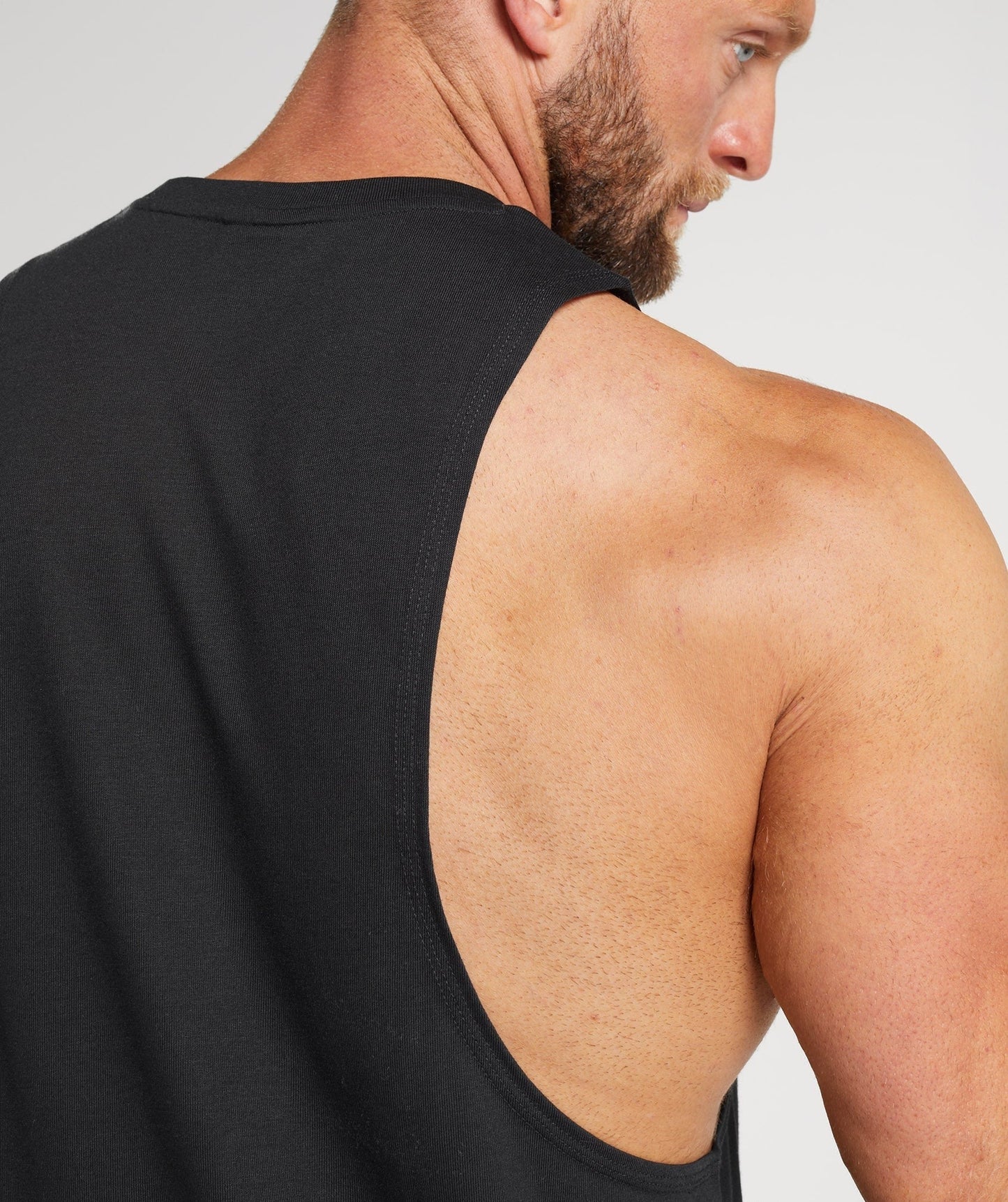 Gymshark Legacy Drop Arm Tank - Black