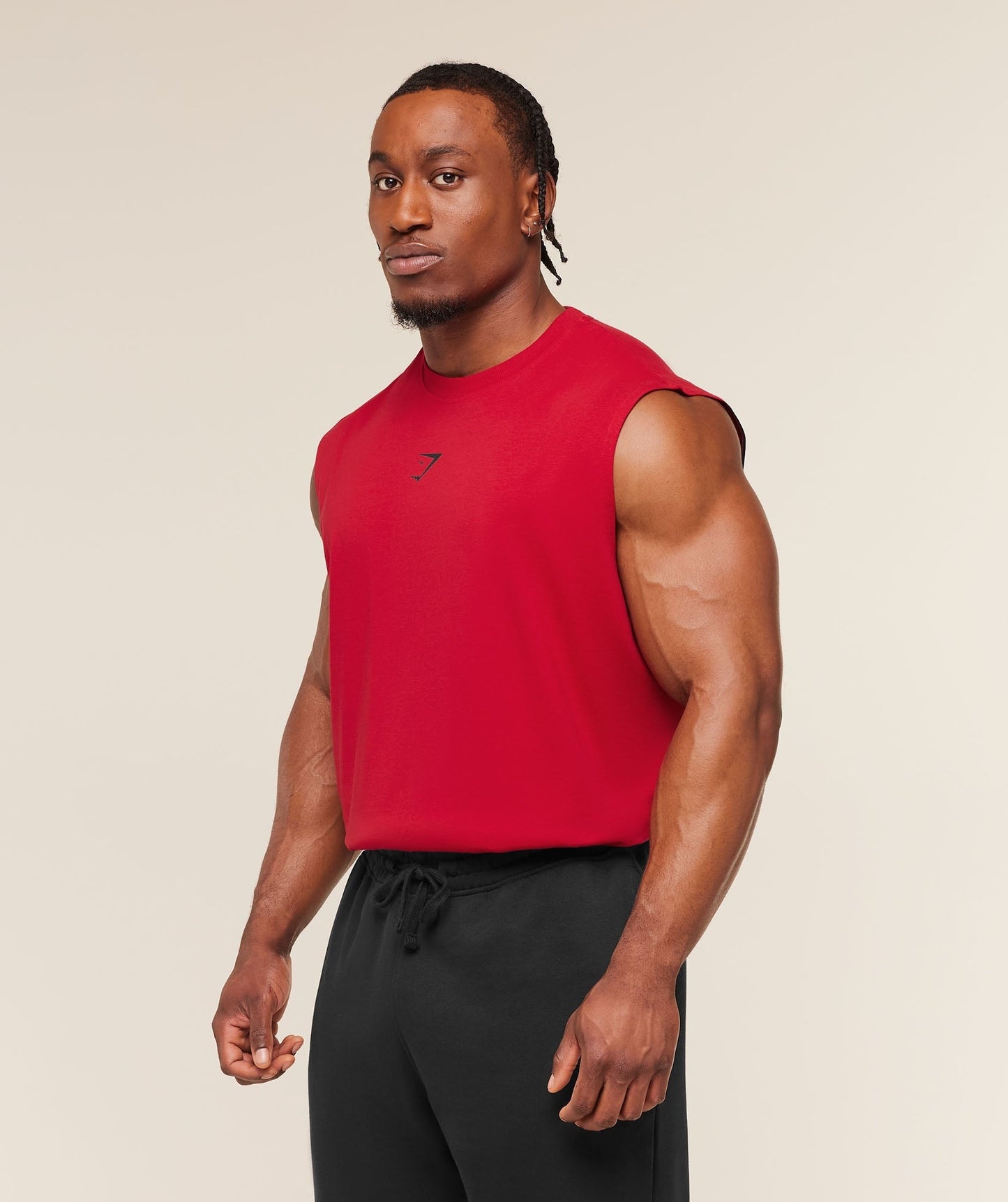Gymshark Power Cut Off Tank - Conditioning Red