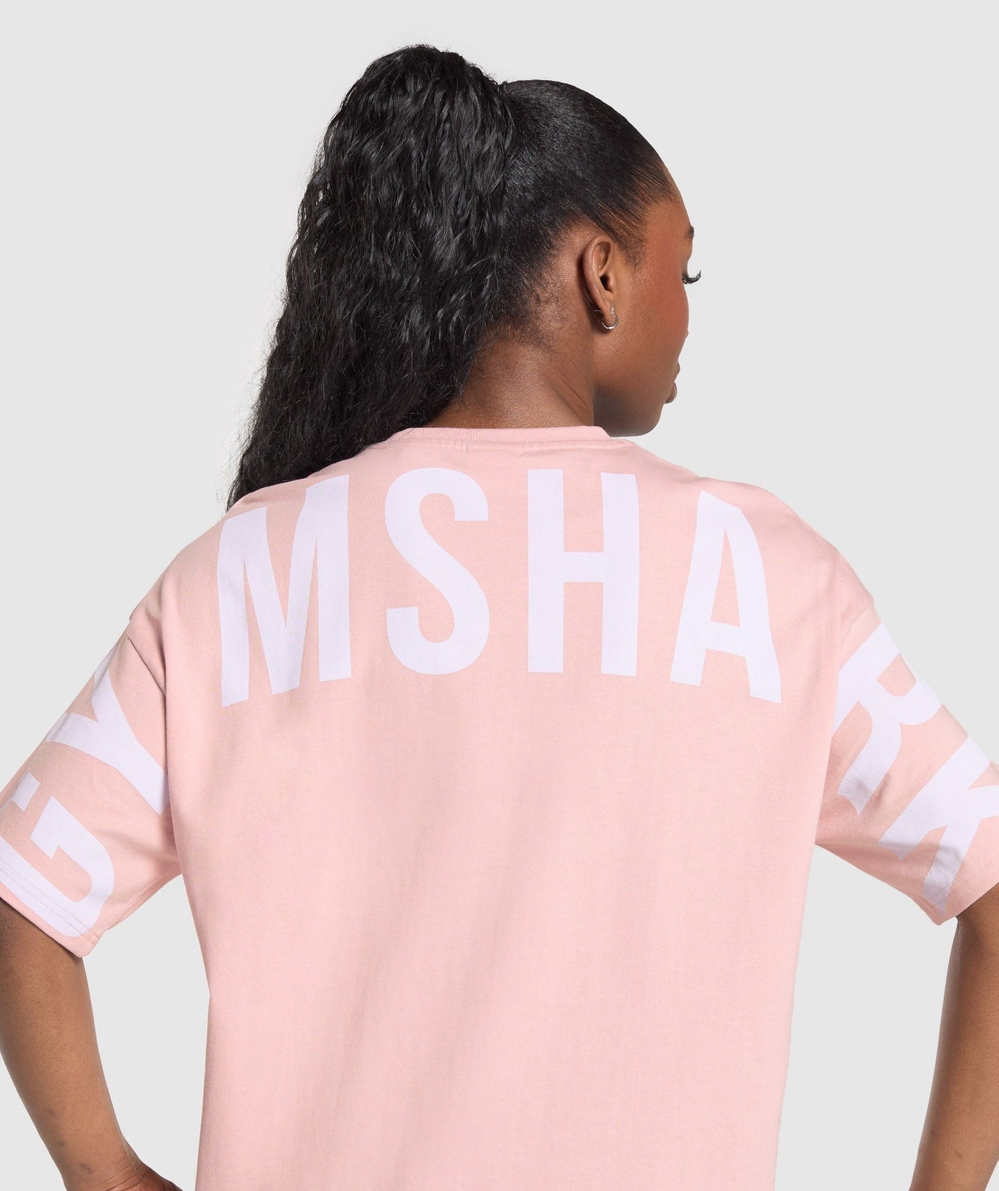 Gymshark Wordmark Graphic T-Shirt - Lift Pink
