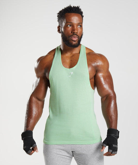 Gymshark React Stringer - Aloe Green