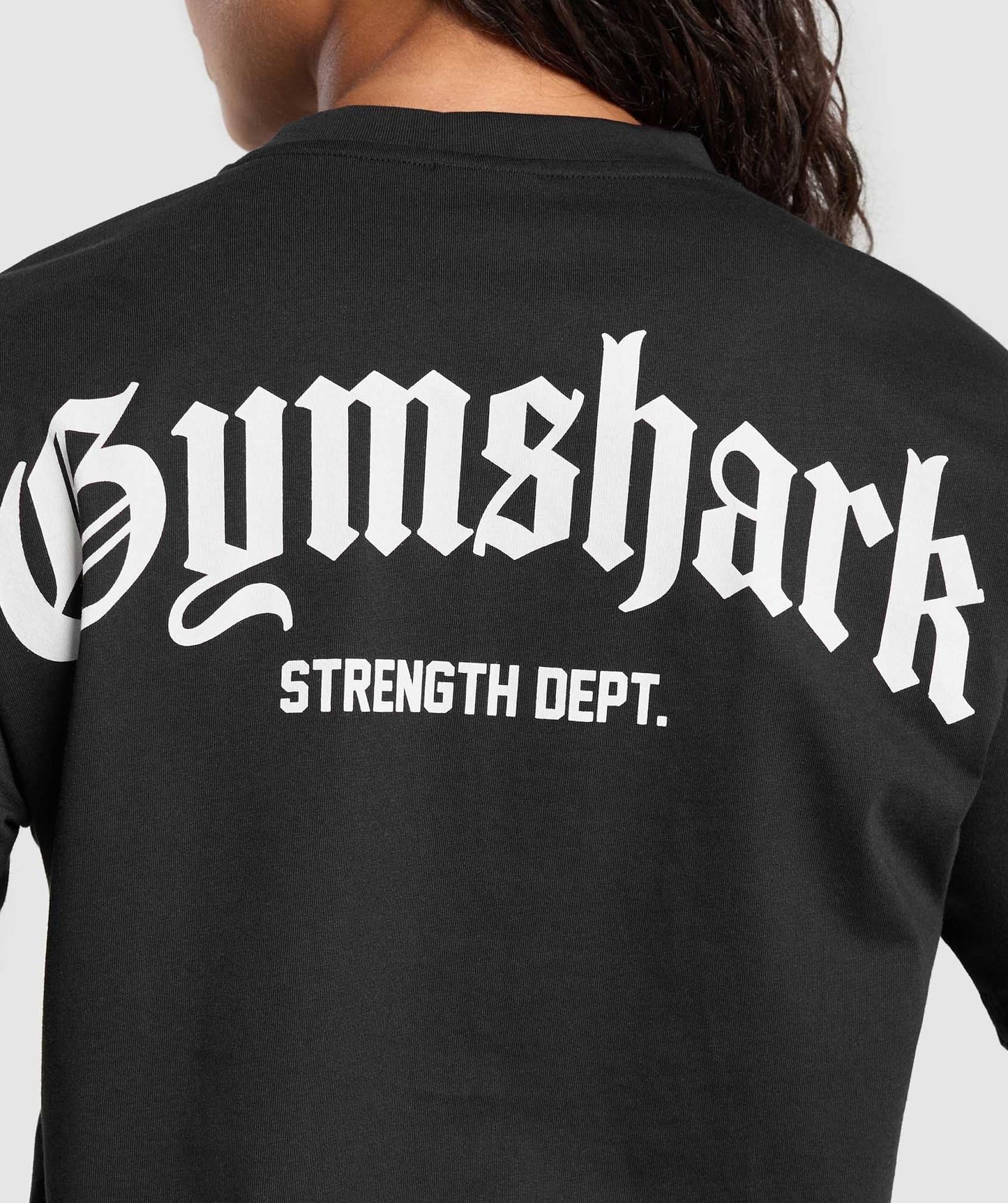 Gymshark Strength Department Graphic T-Shirt - Black