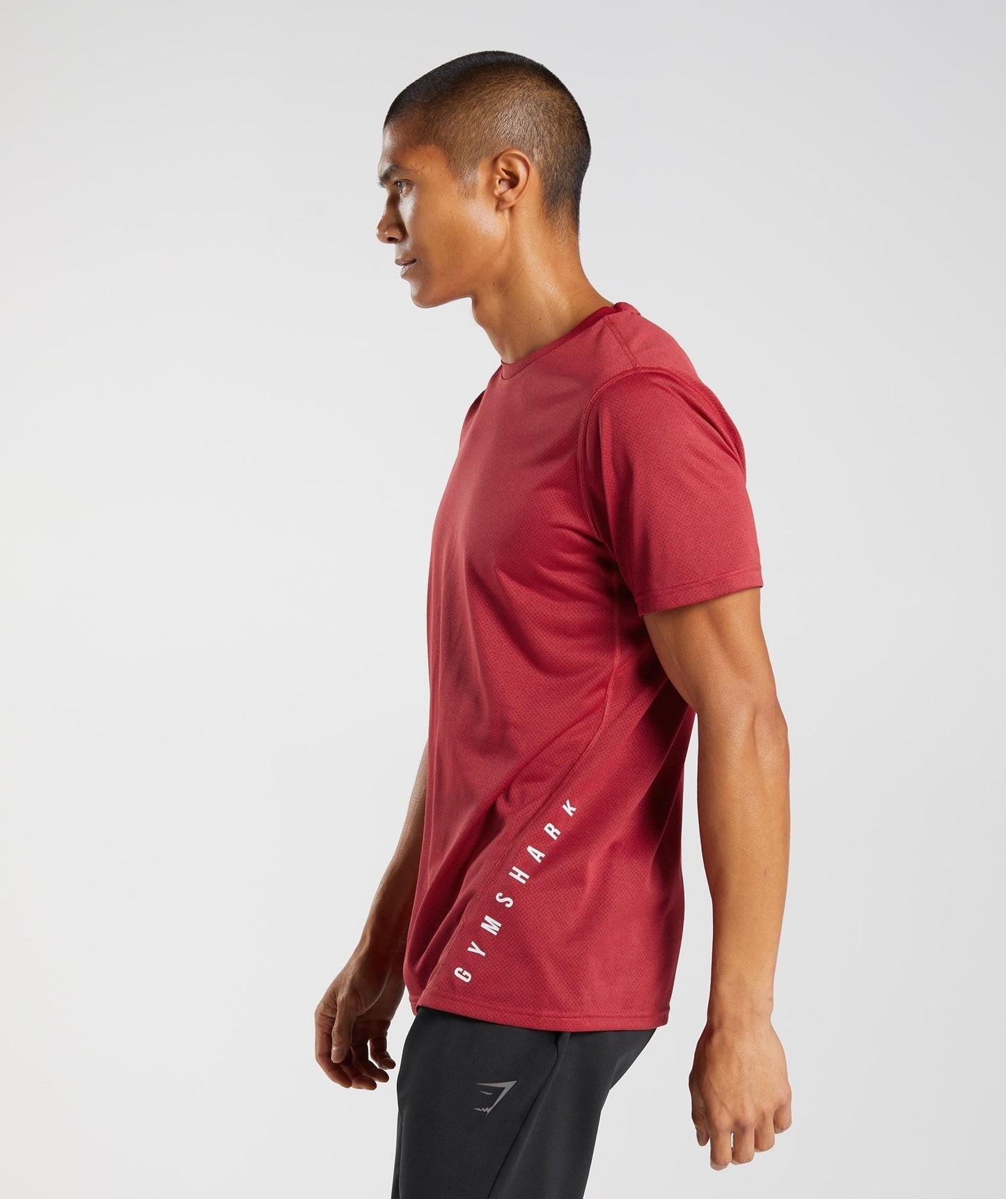 Gymshark Sport T-Shirt - Salsa Red/Black Marl