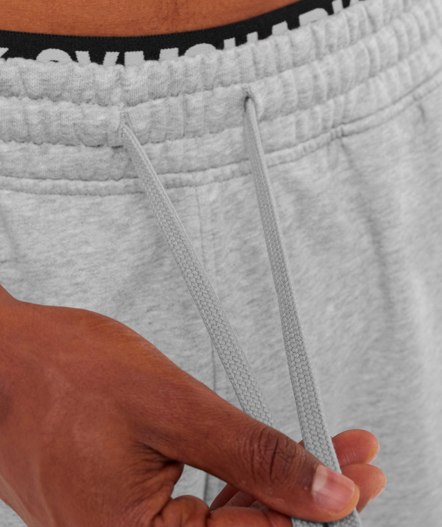 Gymshark Athletic Division Graphic Joggers - Light Grey Core Marl