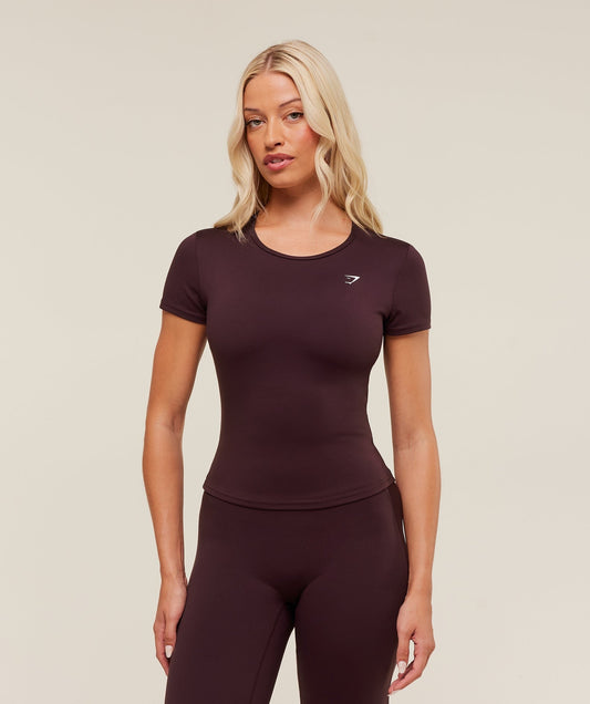 Gymshark Training Baby Tee - Cherry Purple