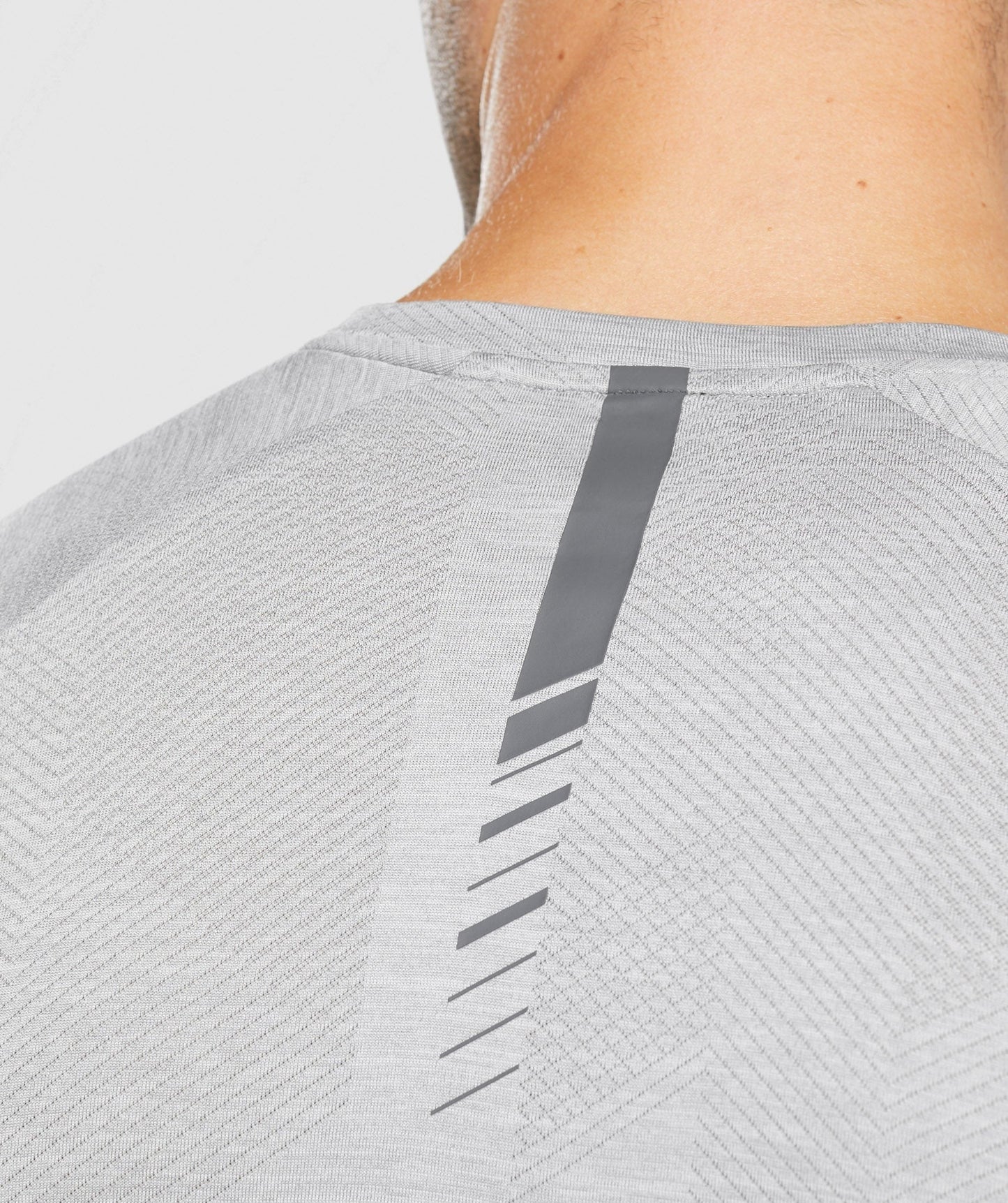 Gymshark Apex Long Sleeve T-Shirt - Light Grey/Smokey Grey