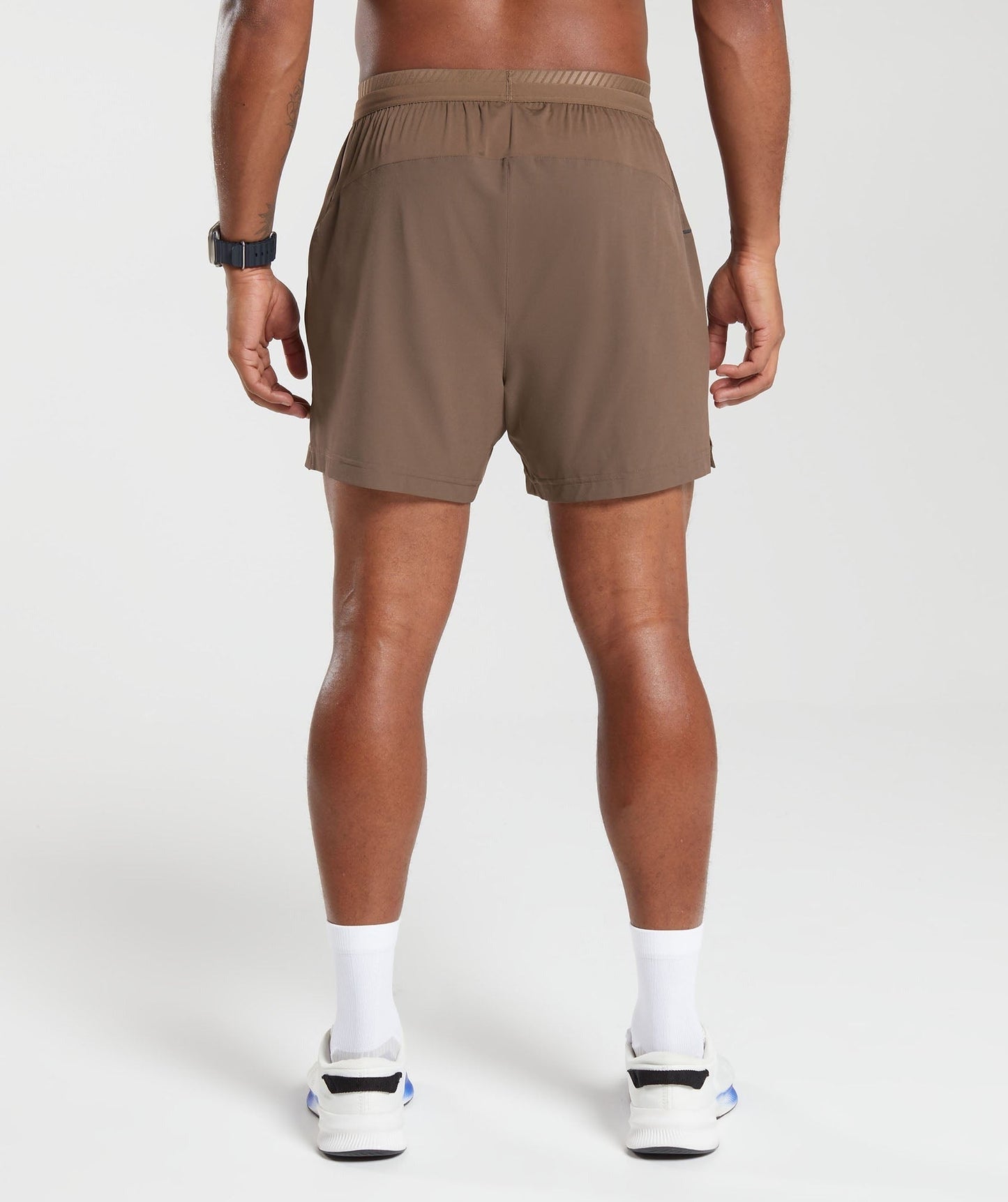 Gymshark Apex 5" Hybrid Shorts - Soft Brown