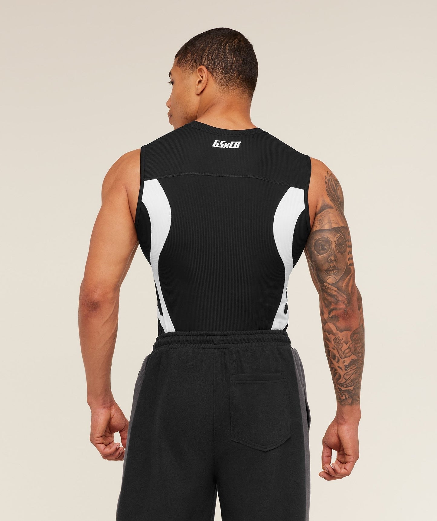Gymshark x Carlos Belcast Tank Baselayer - GS Black